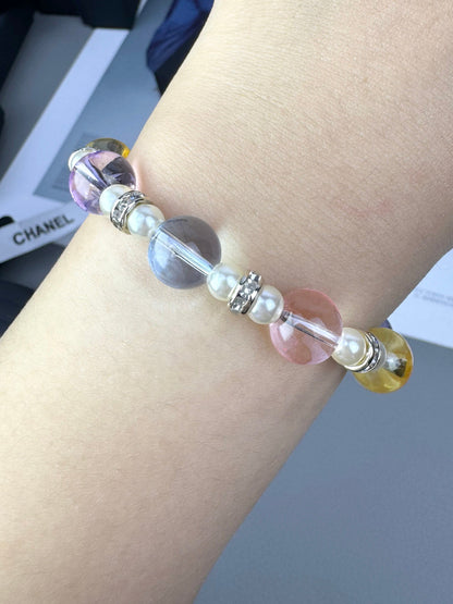 [Lumina]Colorful Transparent Resin Bracelet