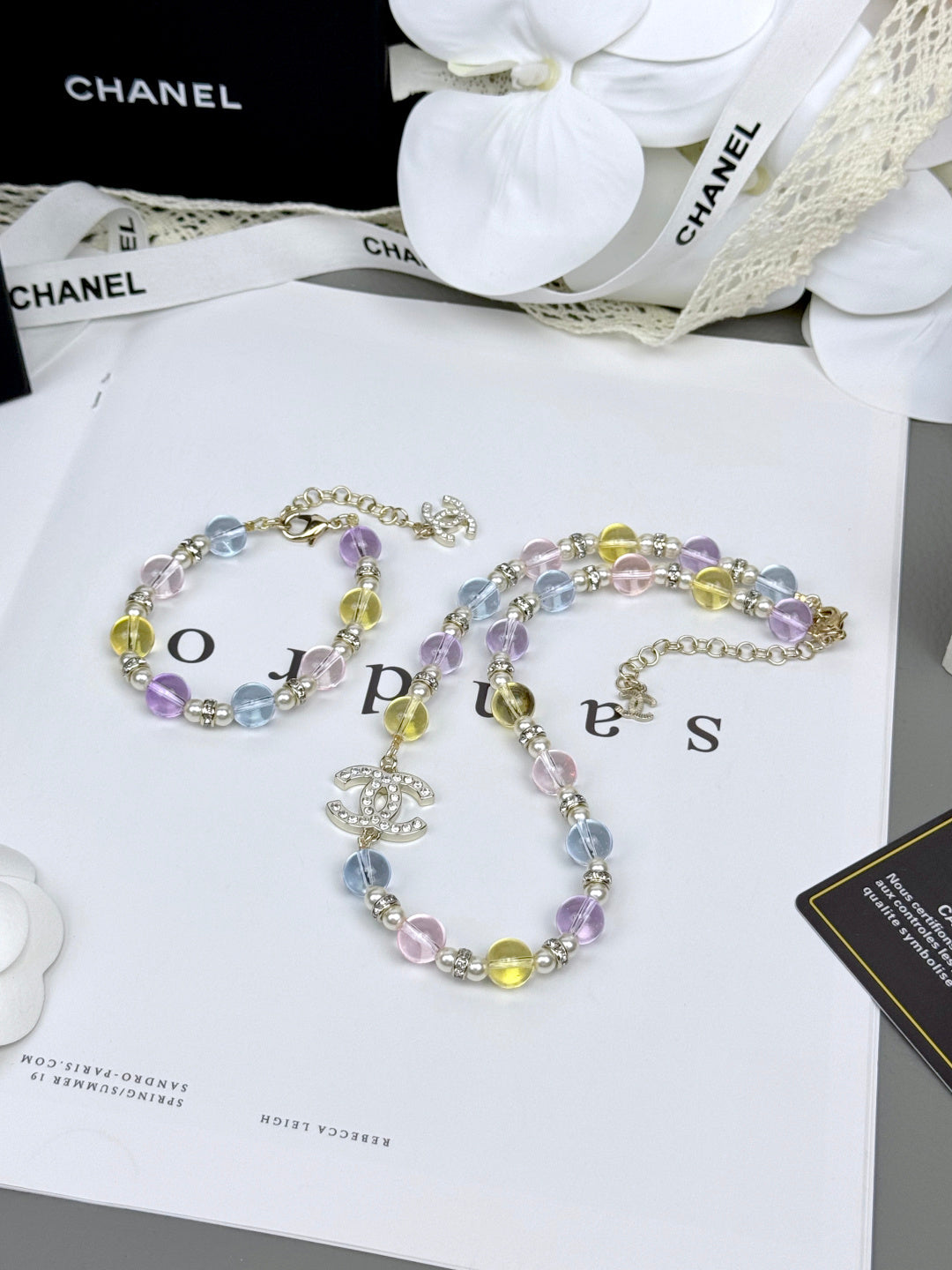 [Lumina]Colorful Transparent Resin Bracelet