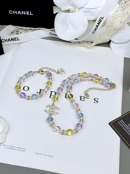 [Lumina]Colorful Transparent Resin Bracelet