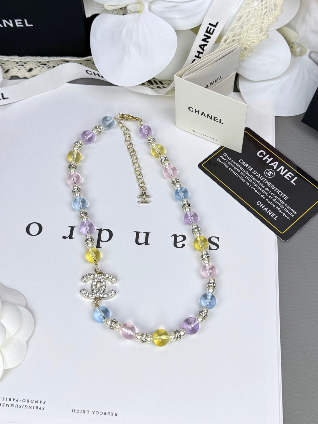[Lumina]26C New Spring Collection Colorful Transparent Resin Necklace
