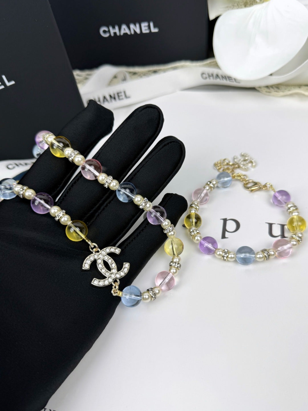 [Lumina]26C New Spring Collection Colorful Transparent Resin Necklace