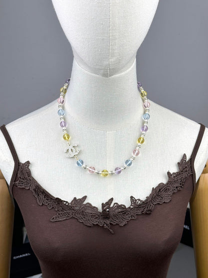 [Lumina]26C New Spring Collection Colorful Transparent Resin Necklace