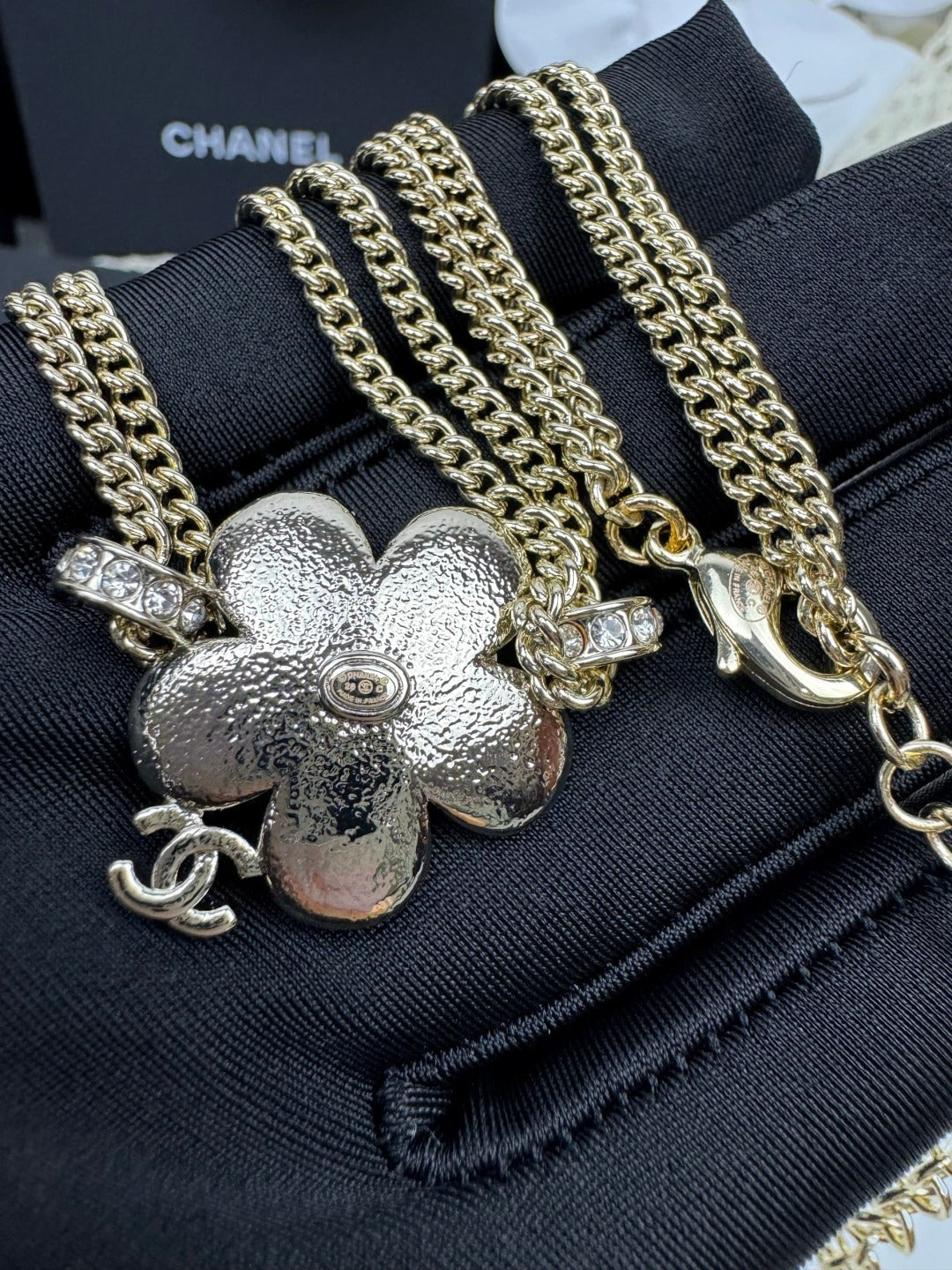 [Lumina]New Blue Floral Double-Layer Necklace