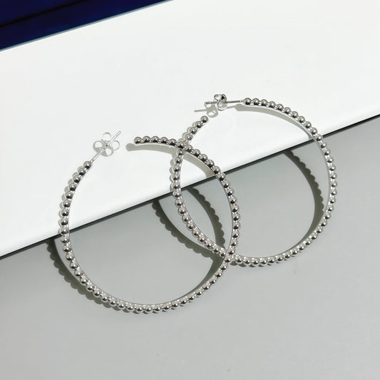 [Lumina]SMOOTH BEAD STUD EARRINGS