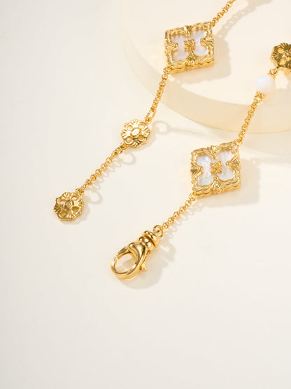[Lumina]B.C.L ENAMELED Three-Flower Bracelet£¨Trumpet)