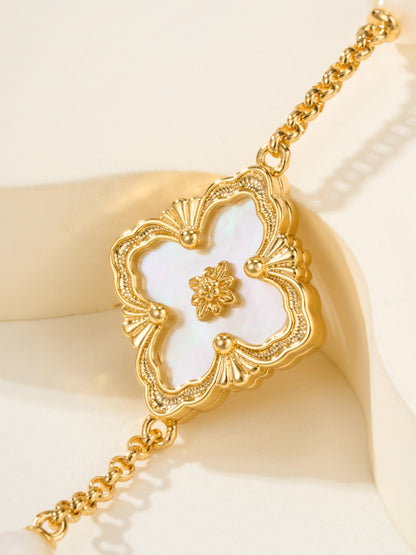 [Lumina]B.C.L ENAMELED Three-Flower Bracelet£¨Trumpet)