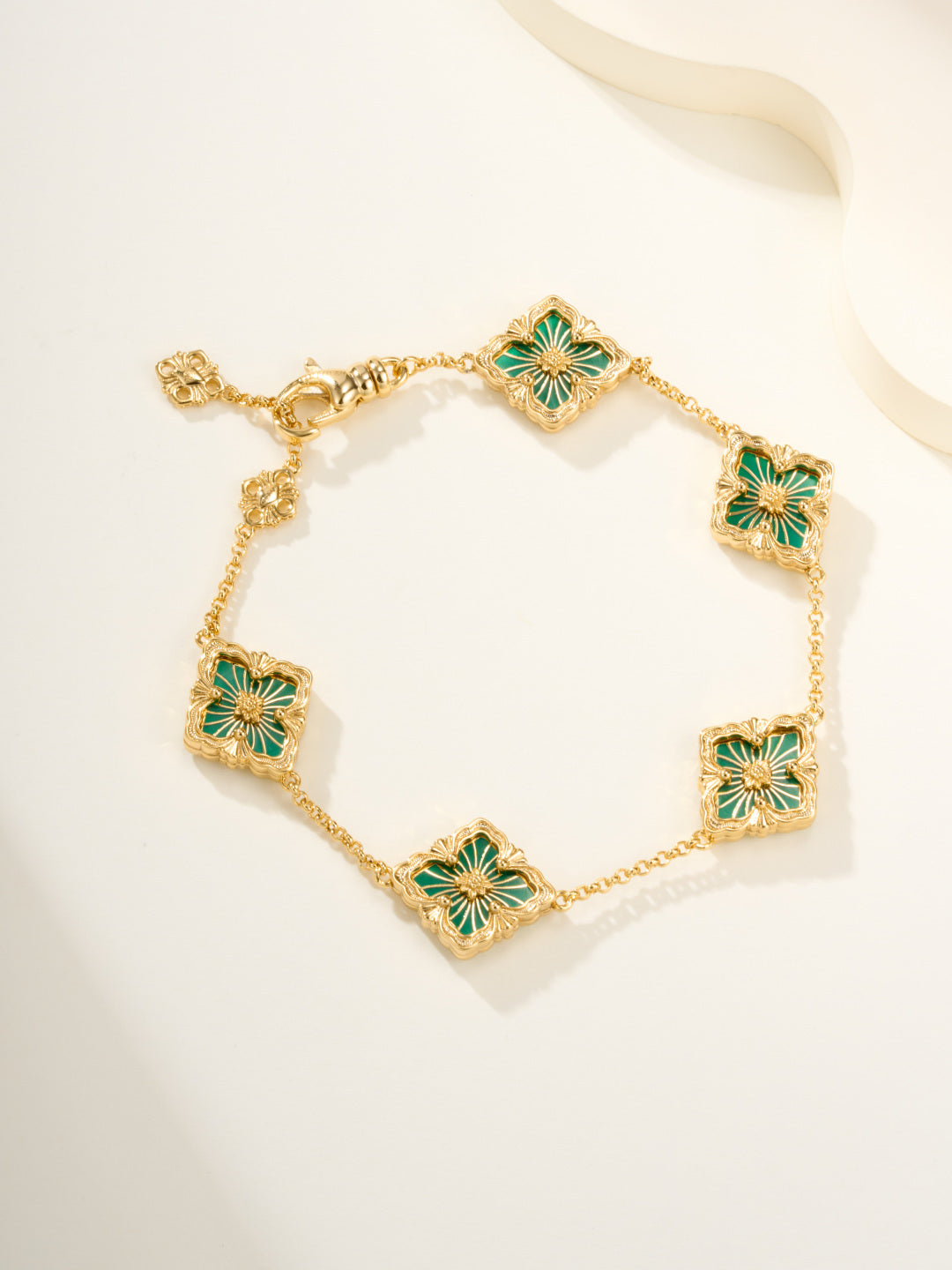 [Lumina]B.C.L ENAMELED Five-Flower Bracelet£¨Various Colors)