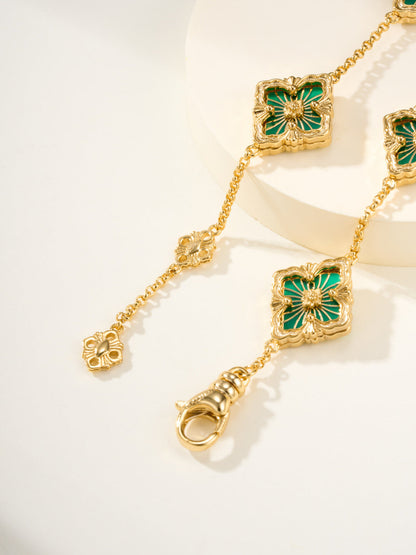 [Lumina]B.C.L ENAMELED Five-Flower Bracelet£¨Various Colors)