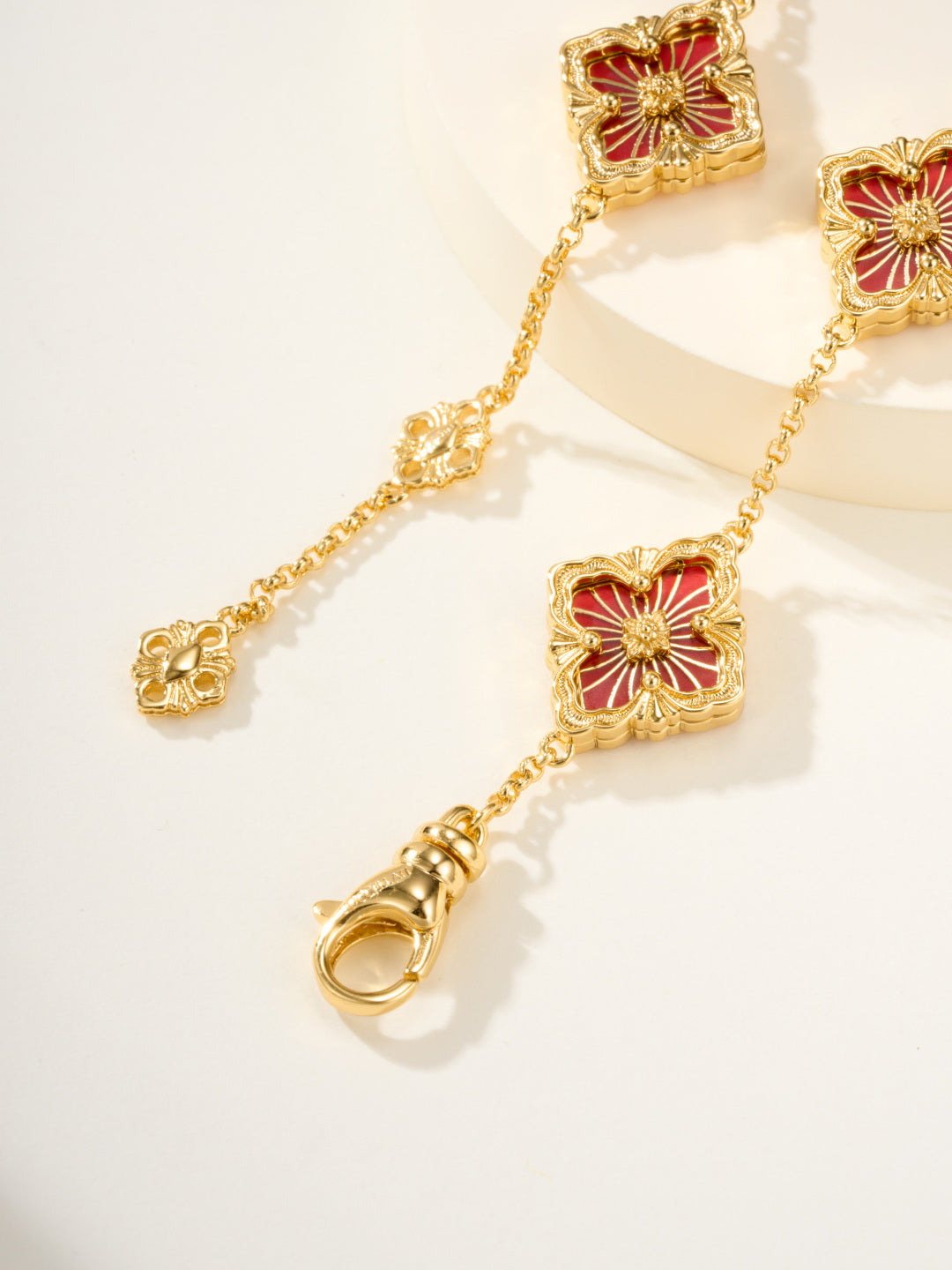 [Lumina]B.C.L ENAMELED Five-Flower Bracelet£¨Various Colors)