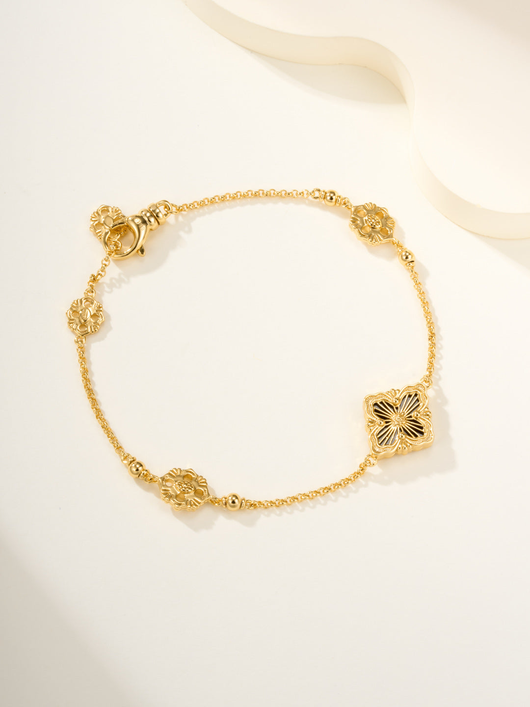 [Lumina]B.C.L ENAMELED One-Flower Bracelet£¨Various Colors)