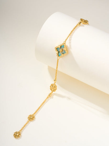 [Lumina]B.C.L ENAMELED One-Flower Bracelet£¨Various Colors)