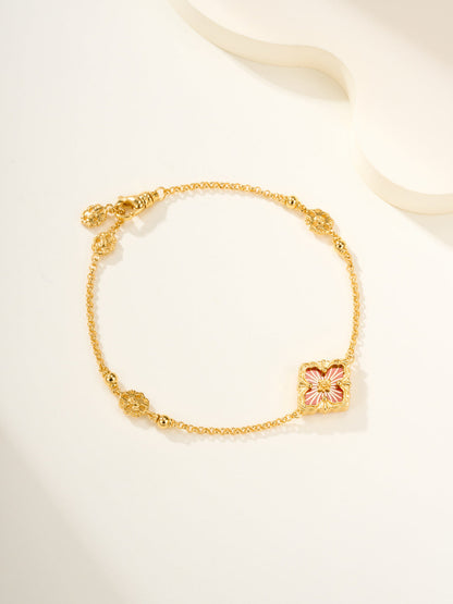 [Lumina]B.C.L ENAMELED One-Flower Bracelet£¨Various Colors)