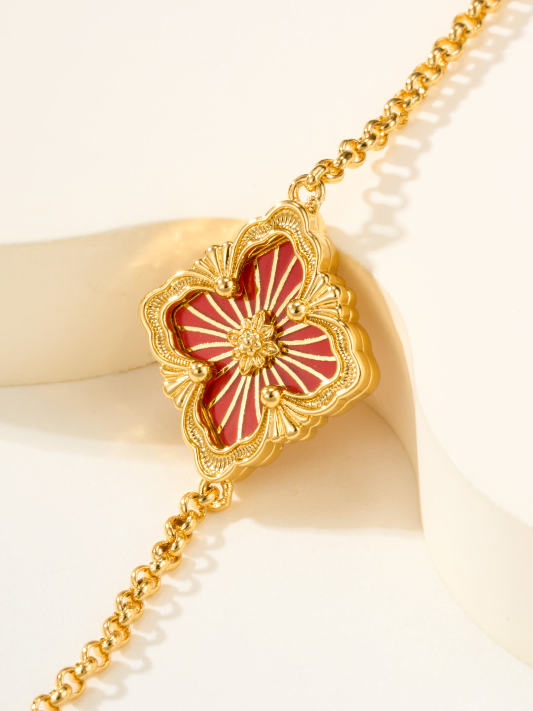 [Lumina]B.C.L ENAMELED One-Flower Bracelet£¨Various Colors)