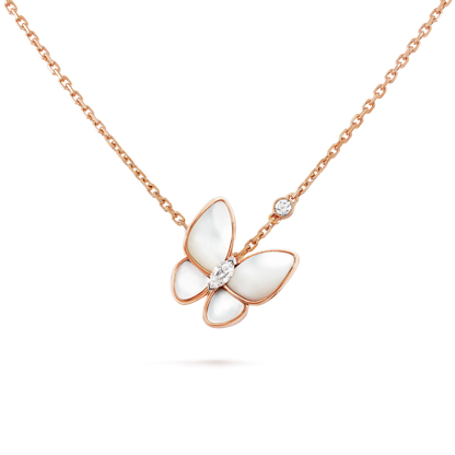 [Lumina]BUTTERFLY MOP DIAMOND NECKLACE