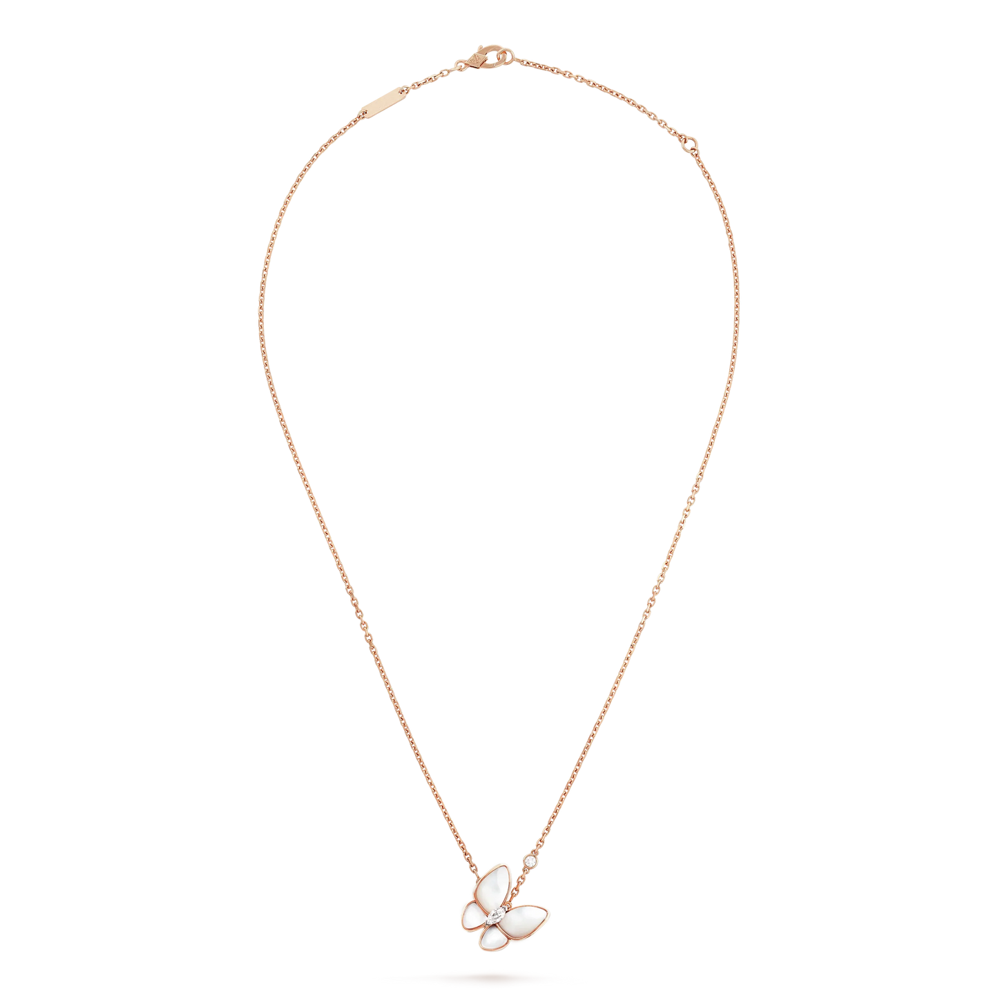 [Lumina]BUTTERFLY MOP DIAMOND NECKLACE