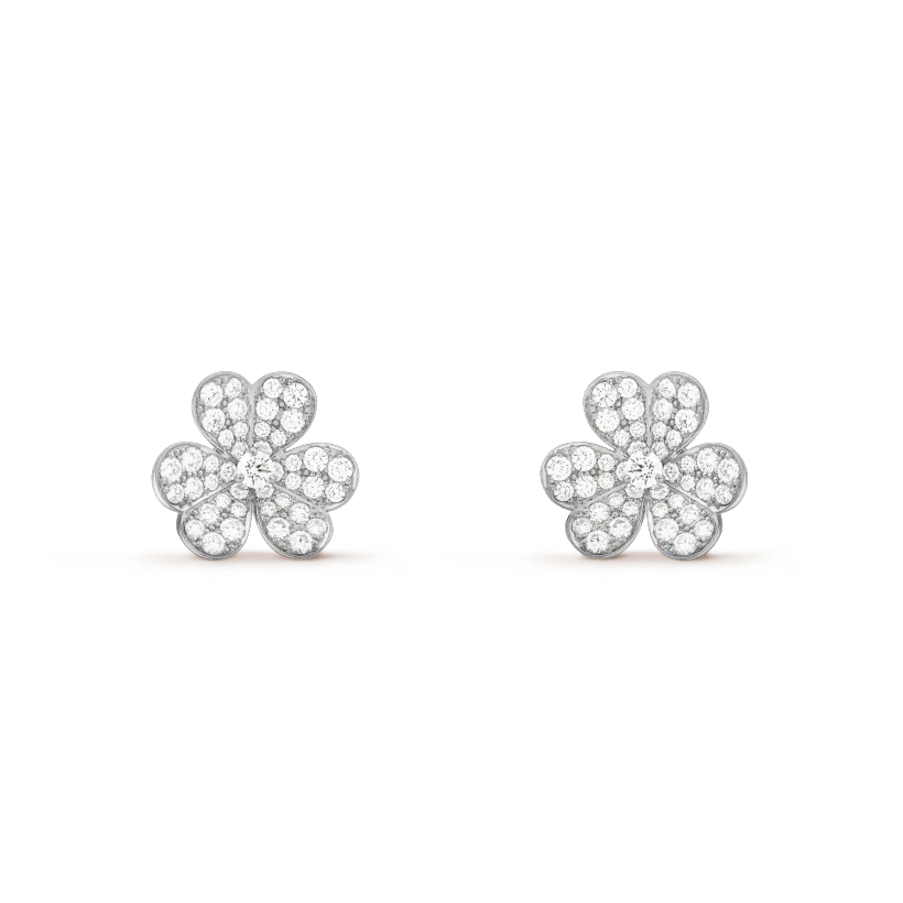 [Lumina]CLOVER COMOS DIAMOND EARRINGS SILVER