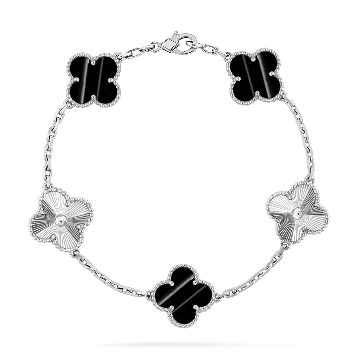 [Lumina] CLOVER 5 MOTIF PULSAR STONE BRACELET COLLECTION