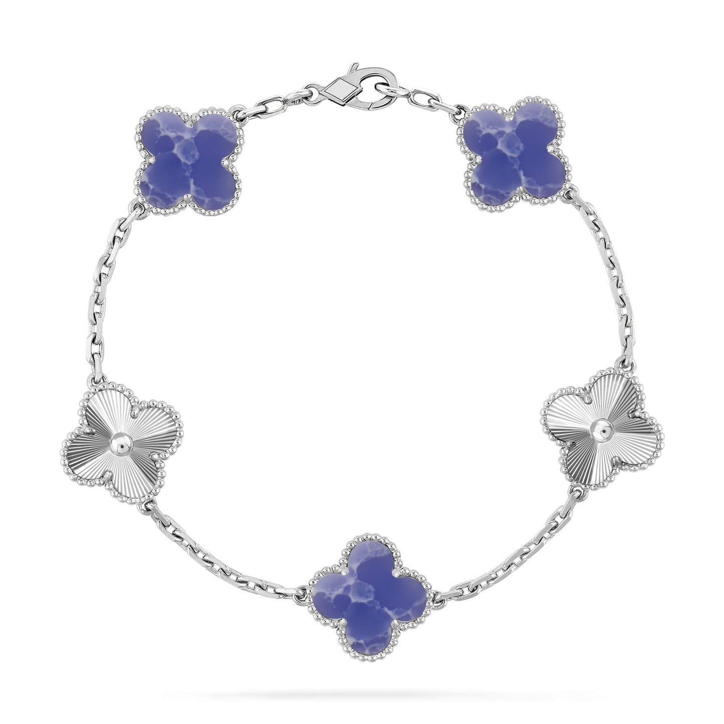 [Lumina]CLOVER 5 MOTIF BLUE VEINS BRACELET COLLECTION