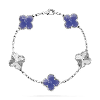 [Lumina]CLOVER 5 MOTIF BLUE VEINS BRACELET COLLECTION