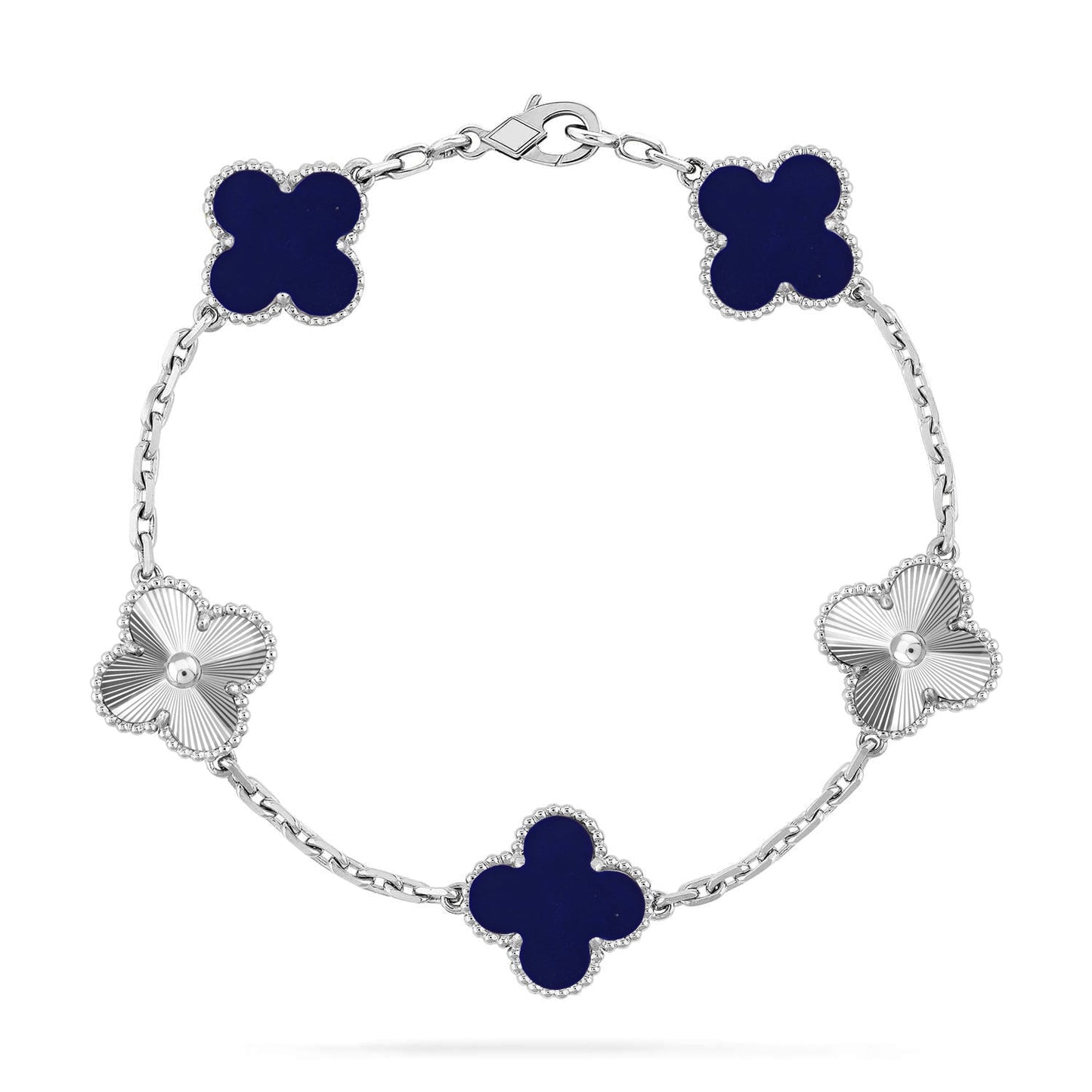 [Lumina]CLOVER 5 MOTIF LAPIS LAZULI BRACELET COLLECTION