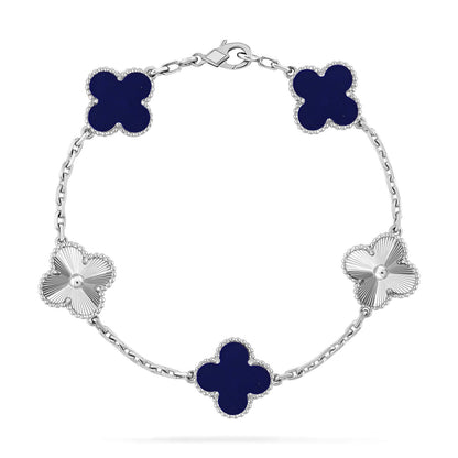 [Lumina]CLOVER 5 MOTIF LAPIS LAZULI BRACELET COLLECTION