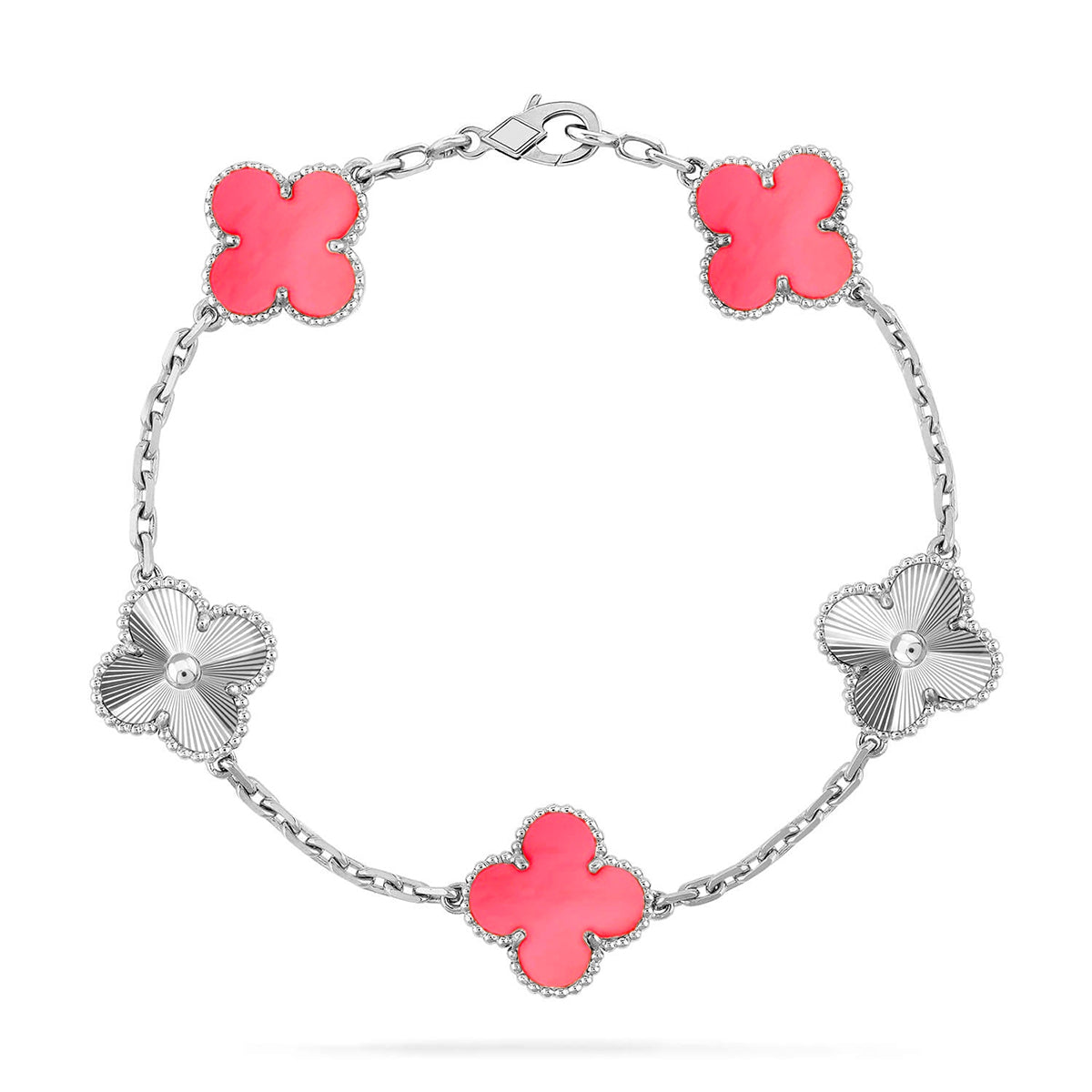 [Lumina] CLOVER 5 MOTIFS  PINK MOP BRACELET COLLECTION