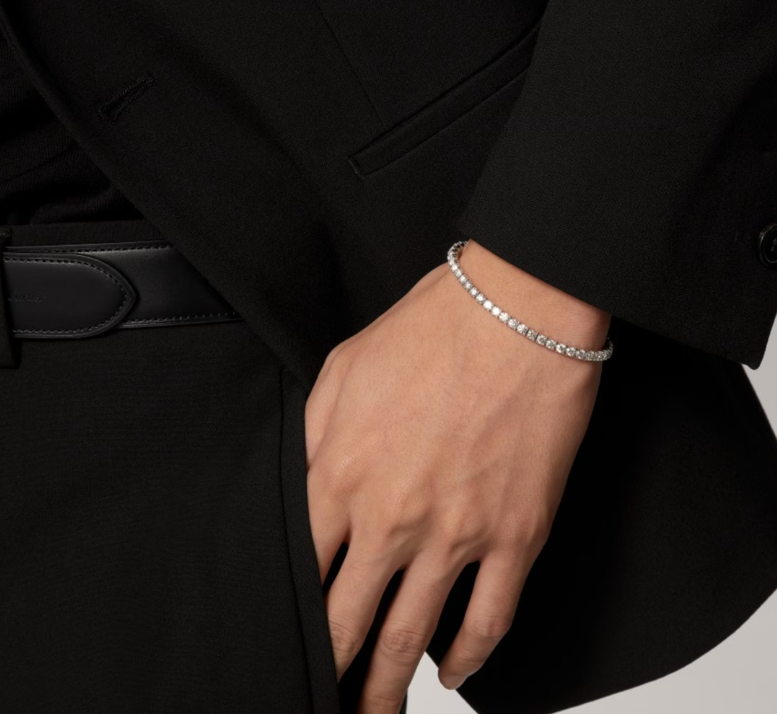 [Lumina]  CLASSIC BASEBALL BRACELAT, 52 DIAMOND