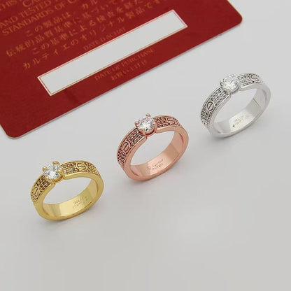 [Lumina]Starry Sky Diamond Ring