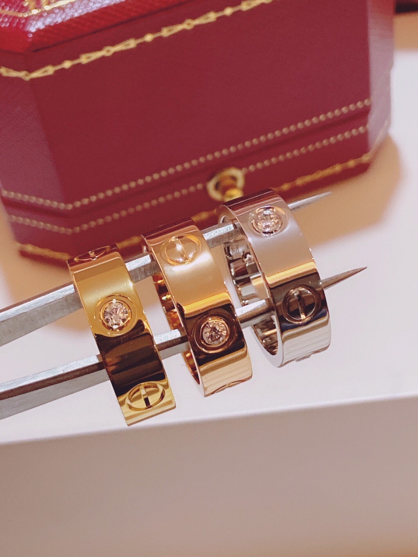 [Lumina]Three-Diamond Ring