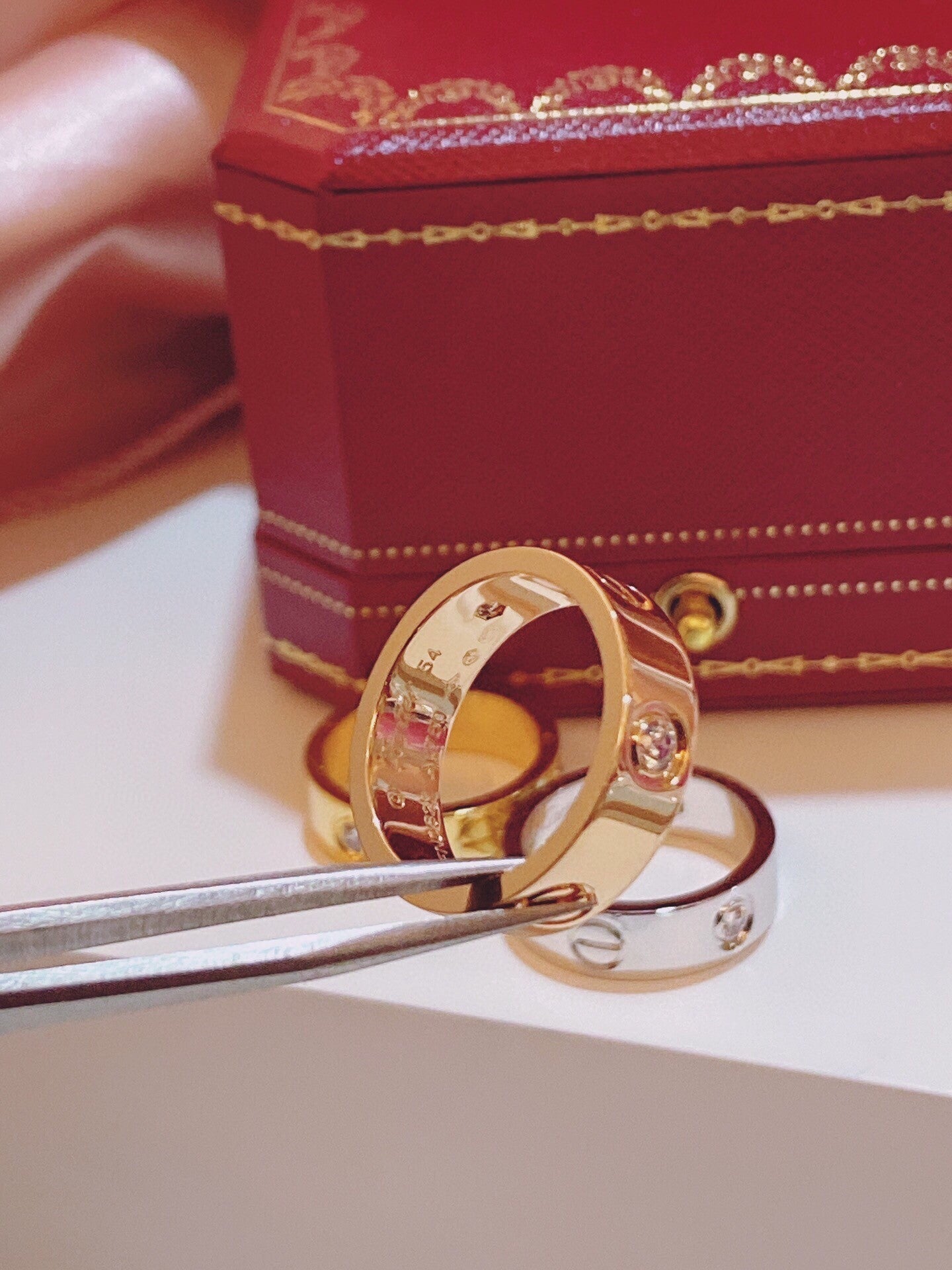 [Lumina]Three-Diamond Ring