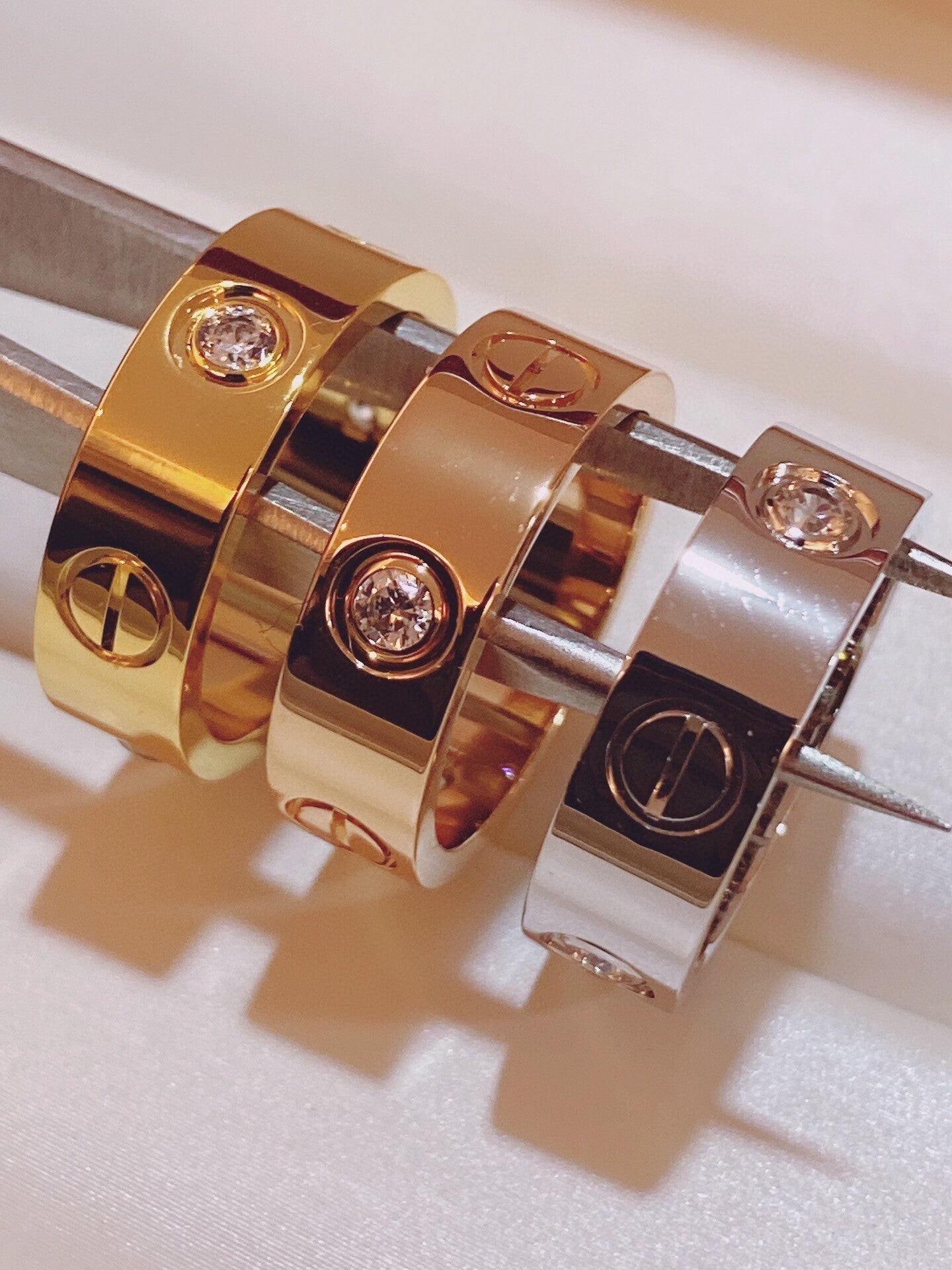 [Lumina]Three-Diamond Ring