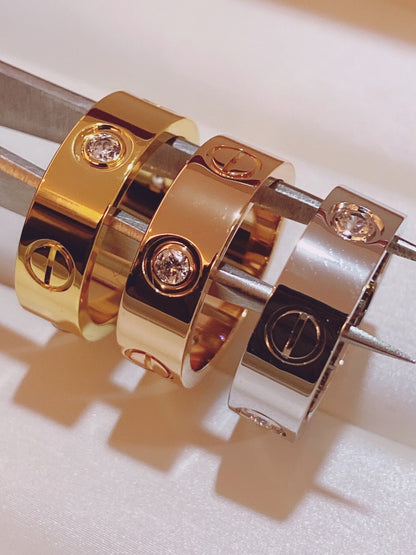 [Lumina]Three-Diamond Ring