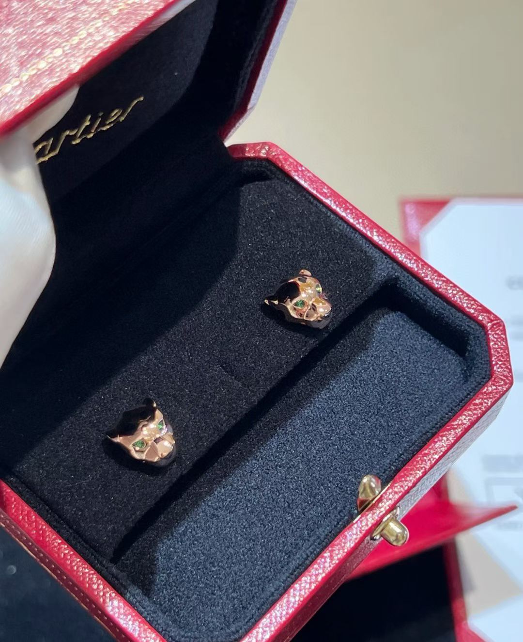 [?Lumina]CHRRTAH-PRINT STUD EARRINGS, THREE COLORS