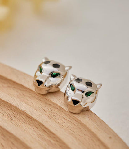 [?Lumina]CHRRTAH-PRINT STUD EARRINGS, THREE COLORS