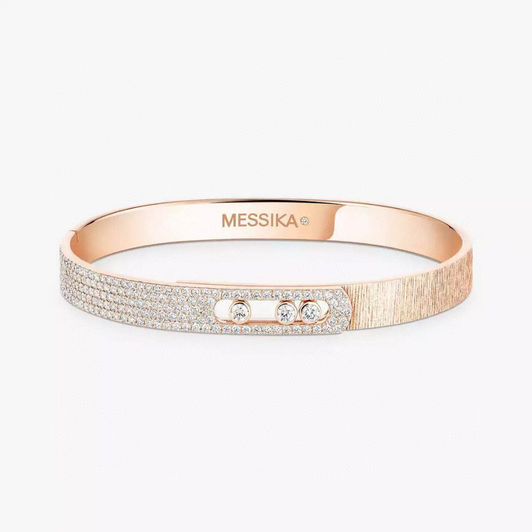 [Lumina]2026 BRAND-NEW FROSTED BRACELET WITH DIAMONDS THREE COLORS