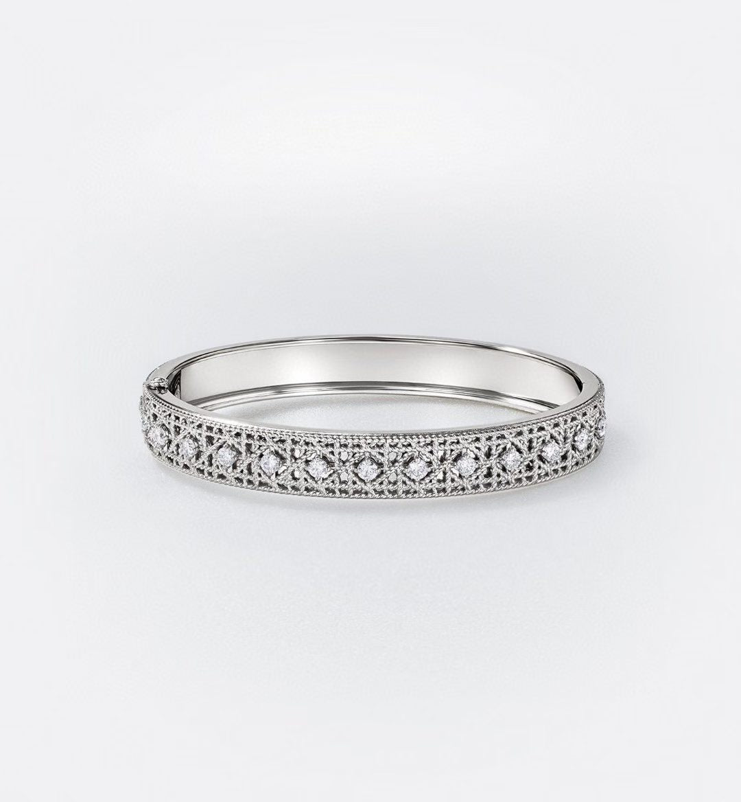 [?Lumina]2026 WOVEN-PATTERN BRACELET SET WITH FULL DIAMOND INLAY THREE-COLORS