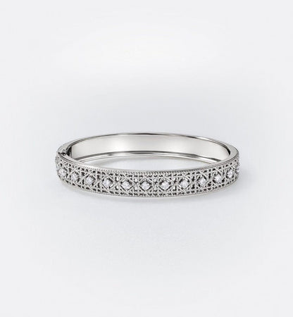 [?Lumina]2026 WOVEN-PATTERN BRACELET SET WITH FULL DIAMOND INLAY THREE-COLORS