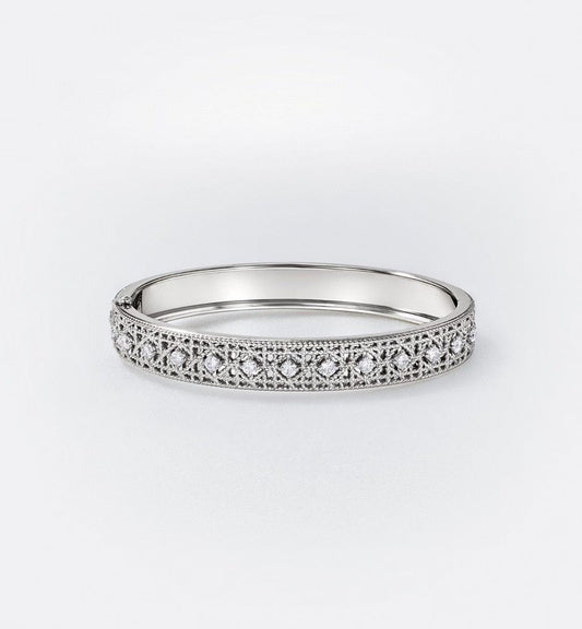 [?Lumina]2026 WOVEN-PATTERN BRACELET SET WITH FULL DIAMOND INLAY THREE-COLORS