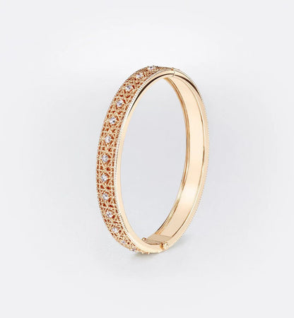[?Lumina]2026 WOVEN-PATTERN BRACELET SET WITH FULL DIAMOND INLAY THREE-COLORS
