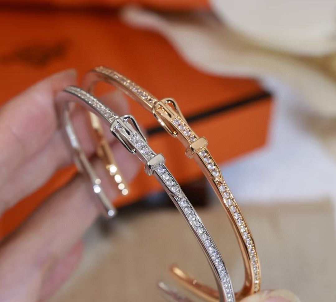 [?Lumina]DIAMOND-ENCRUSTED BRACELET THREE COLORS