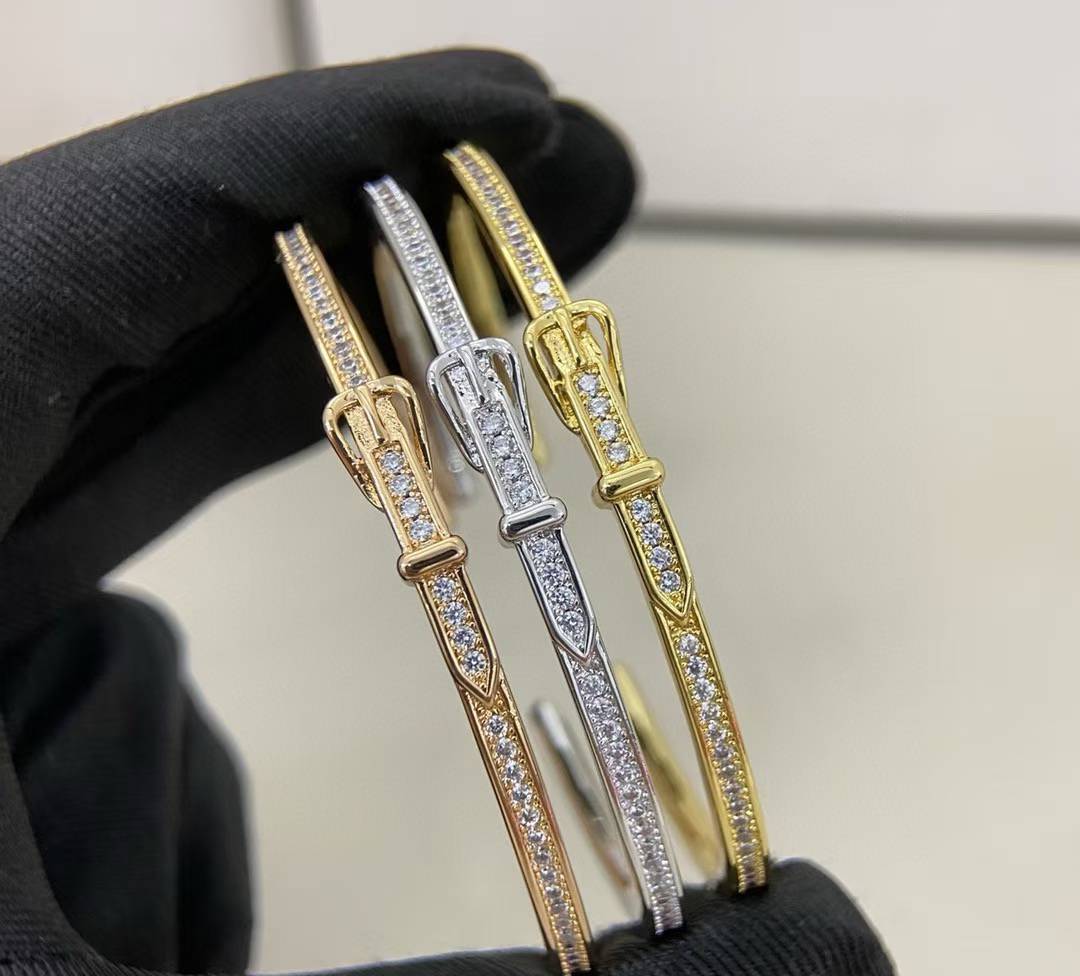 [?Lumina]DIAMOND-ENCRUSTED BRACELET THREE COLORS