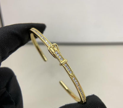 [?Lumina]DIAMOND-ENCRUSTED BRACELET THREE COLORS