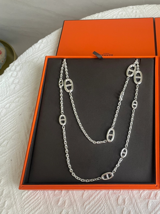 [Lumina]Classic Silver Sweater Chain