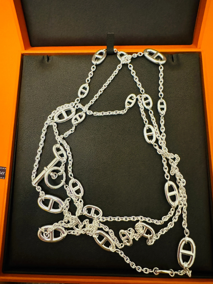 [Lumina]Classic Silver Sweater Chain
