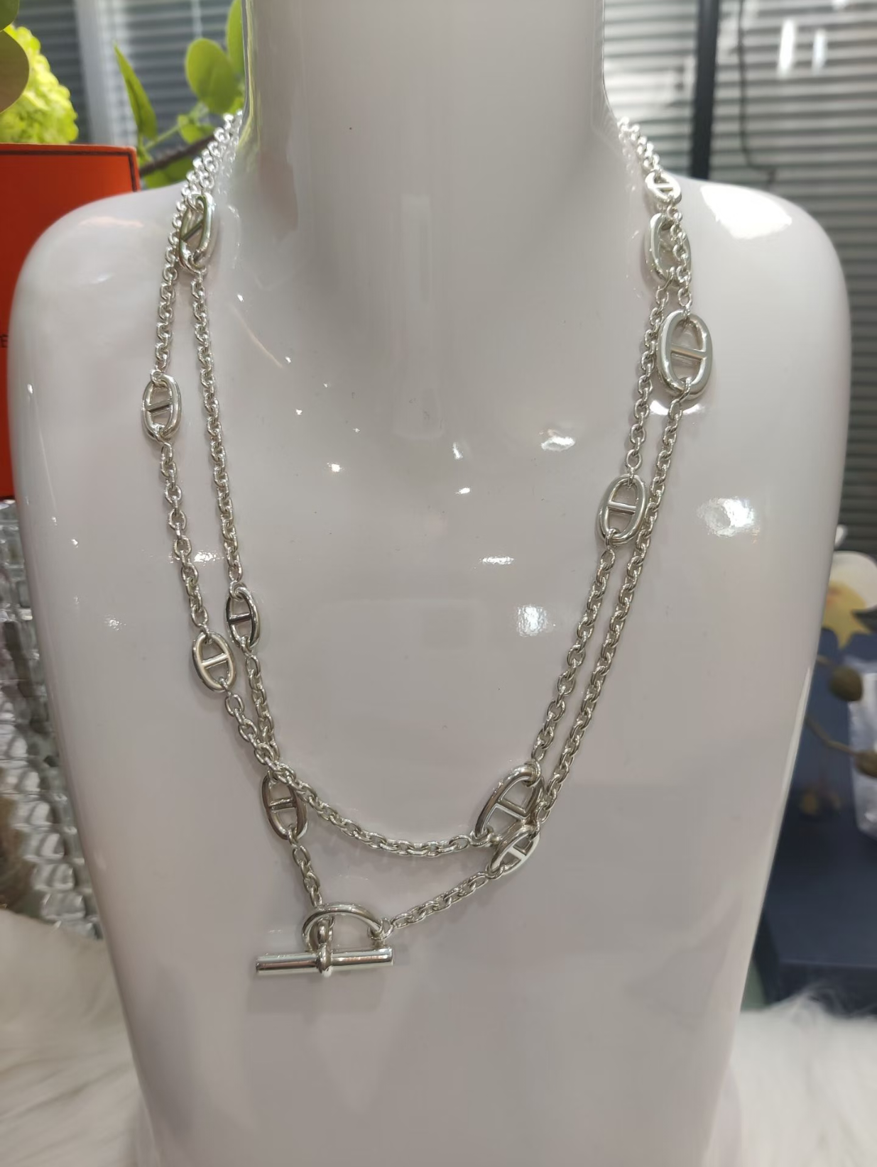 [Lumina]Classic Silver Sweater Chain