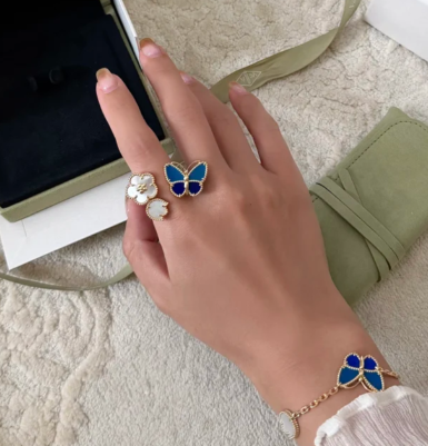 [Lumina]NEW TWIN BUTTERFLY LUCKY RING
