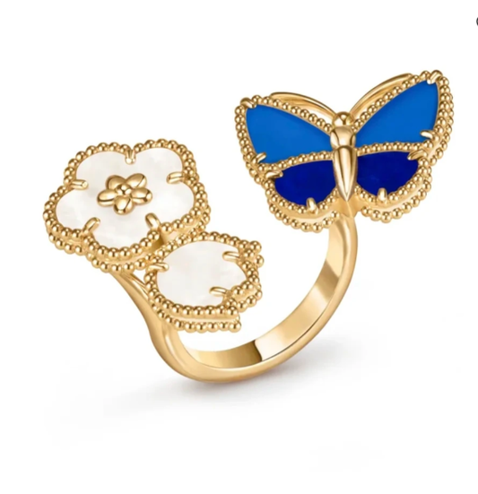 [Lumina]NEW TWIN BUTTERFLY LUCKY RING