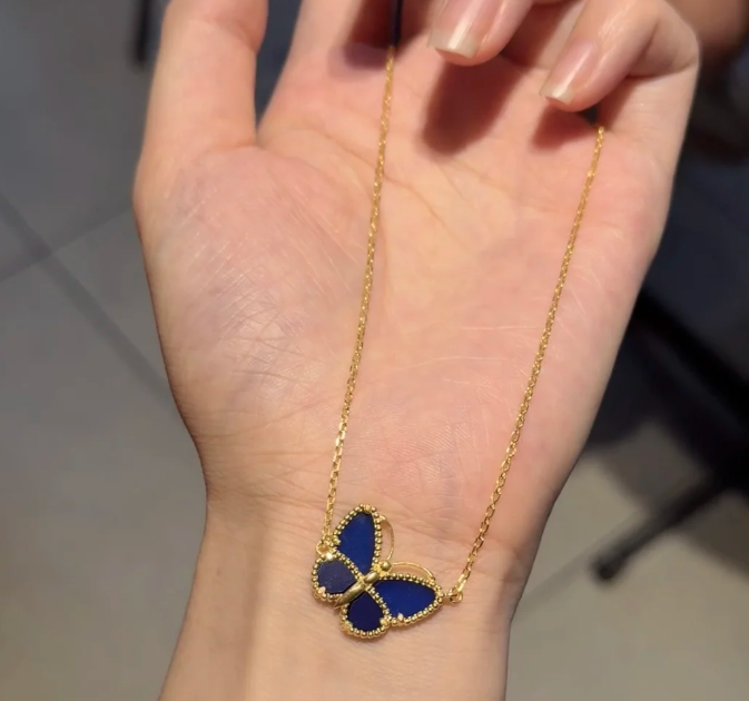 [Lumina]BUTTERFLY BLUE   NECKLACE