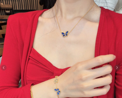 [Lumina]BUTTERFLY BLUE   NECKLACE