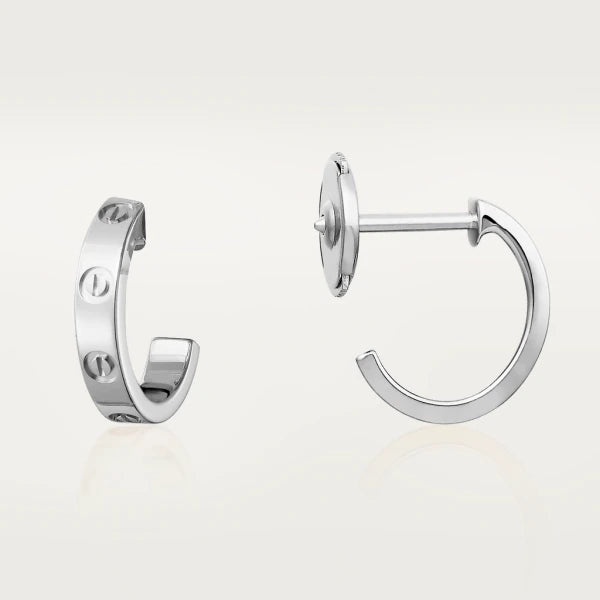[Lumina]LOVE EARRINGS 2.65MM SILVER